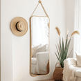 "TinyTimes Full Size 48""x16"" Body Mirror for Bedroom, Hanging Wall