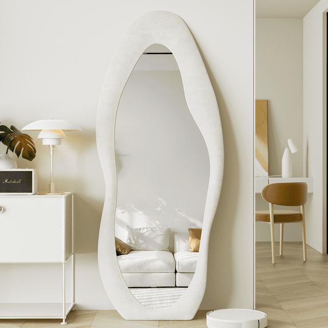 TinyTimes 63"x24" Full Length Mirror Freestanding Floor Mirror Full