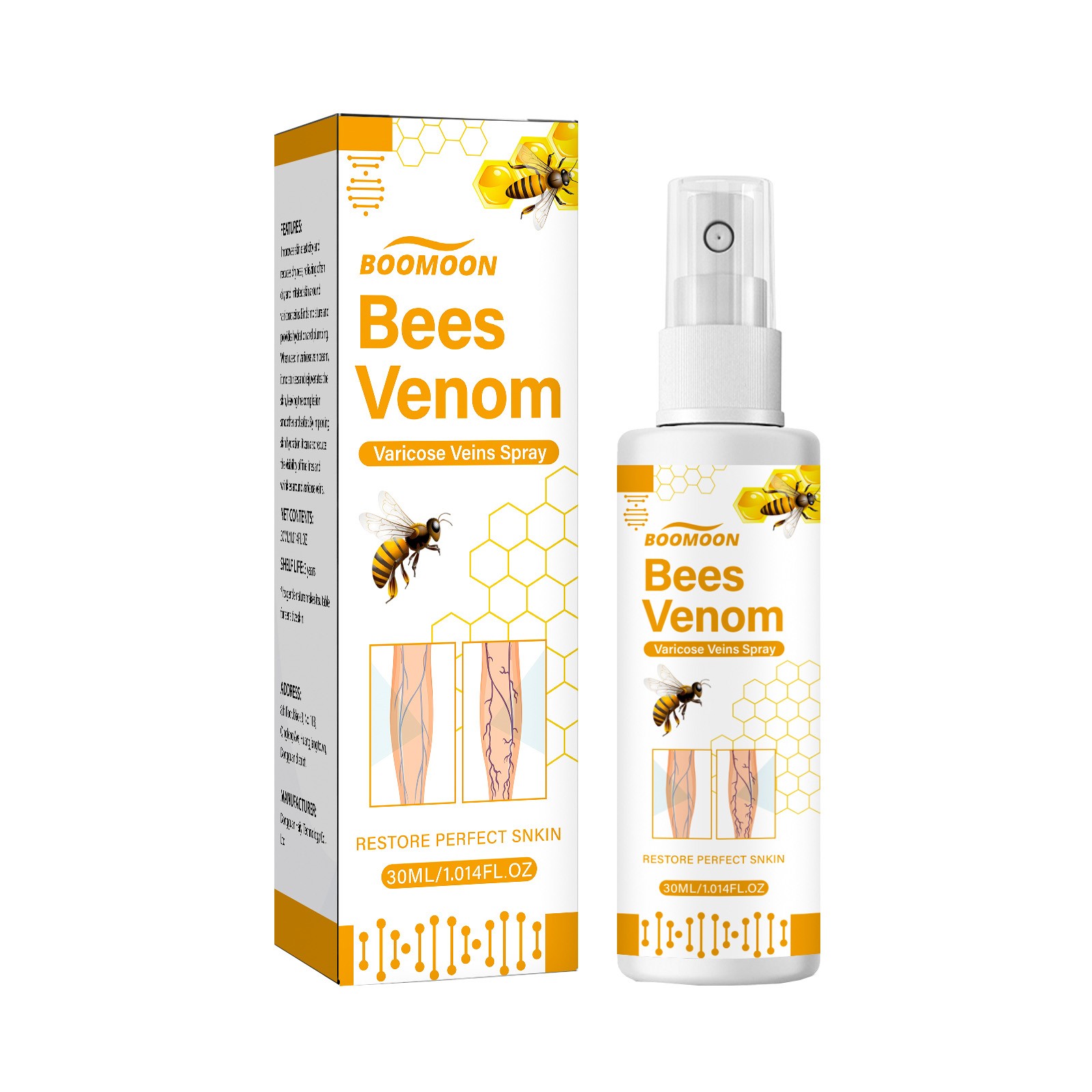 Tinyansi Skin Care Bee And Venomcare |Varicose Veins Spray, Varicose ...