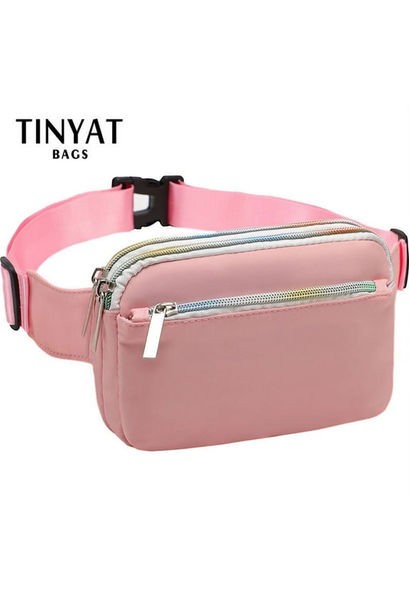Crossbody Bag for Women Fanny Pack Waterproof Belt Bag for Outdoor Cycling Shopping