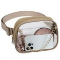thumbnail image 1 of Tinyat Crossbody Bags for Women Clear Women Fanny Pack Belt Bag Stadium Approved Waterproof Waist Bags PVC Purse, 1 of 7