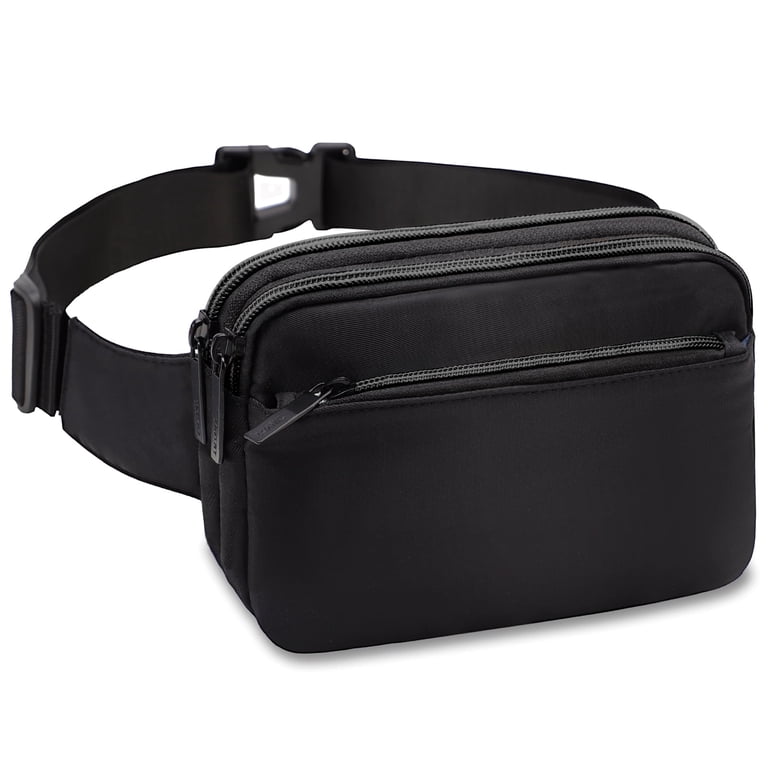 Tinyat Fanny Pack for Women Waterproof Crossbody Bag with 4  display picture 1