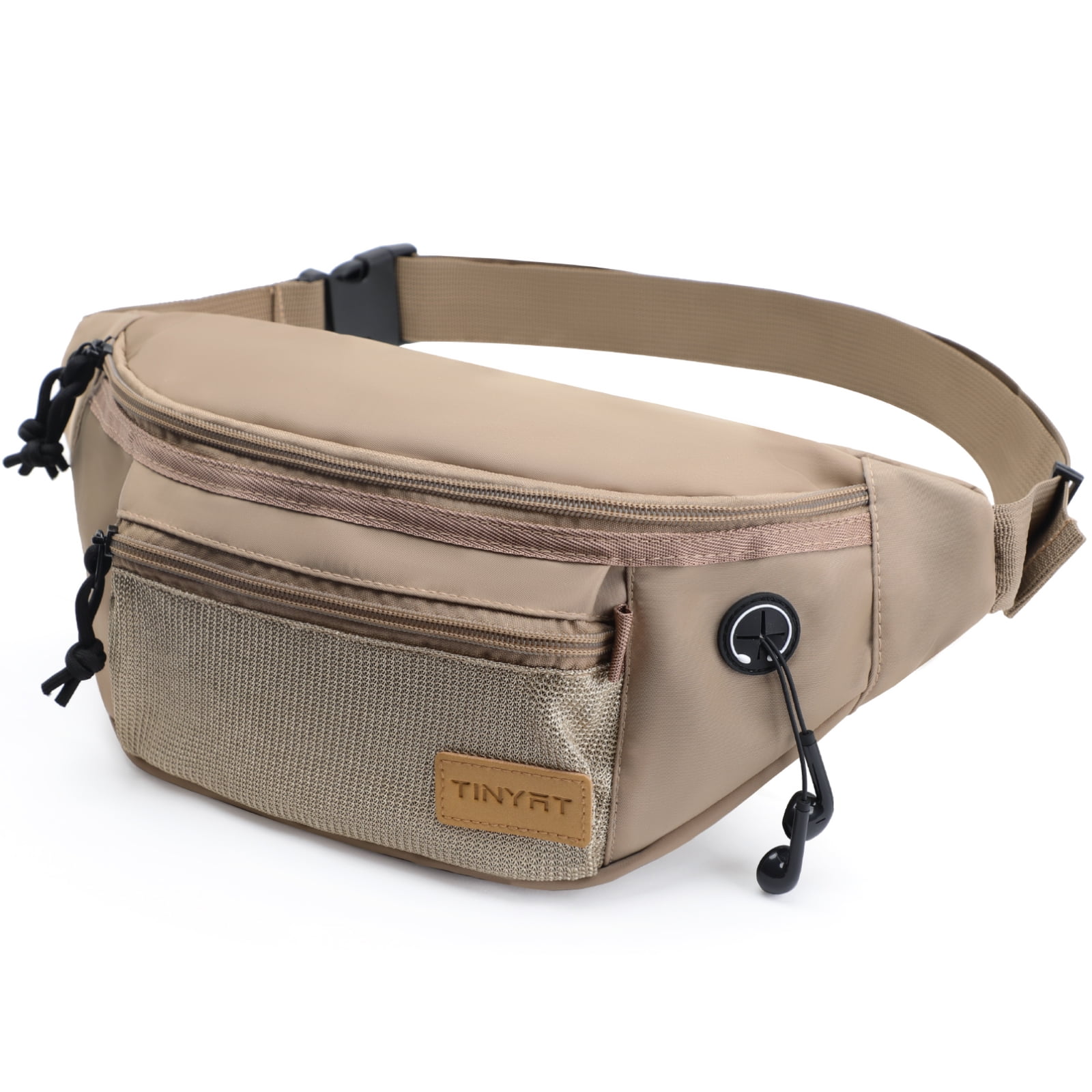 Tinyat Men Fanny Pack Waterproof Crossbody Bum Bags for Women Men