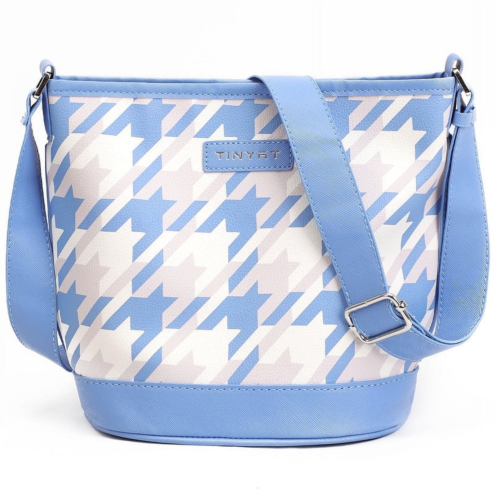 Tinyat Shoulder Bag for Women Waterproof Hobo Handbag Large Capacity Crossbody Purse with Adjustable Shoulder Strap for Daily Use and Shopping