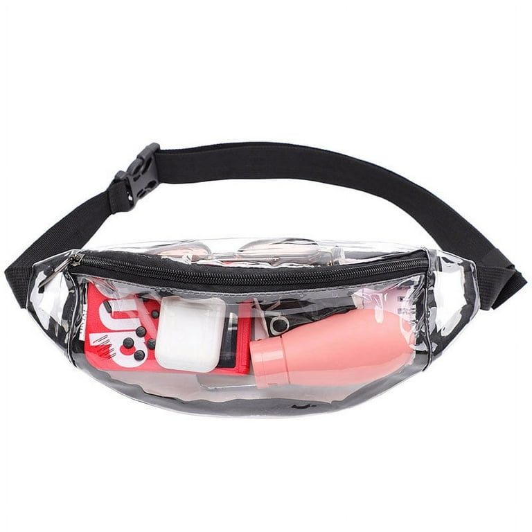 Tinyat Small Women Fanny Pack Clear Waist Bag Sling Pocket for