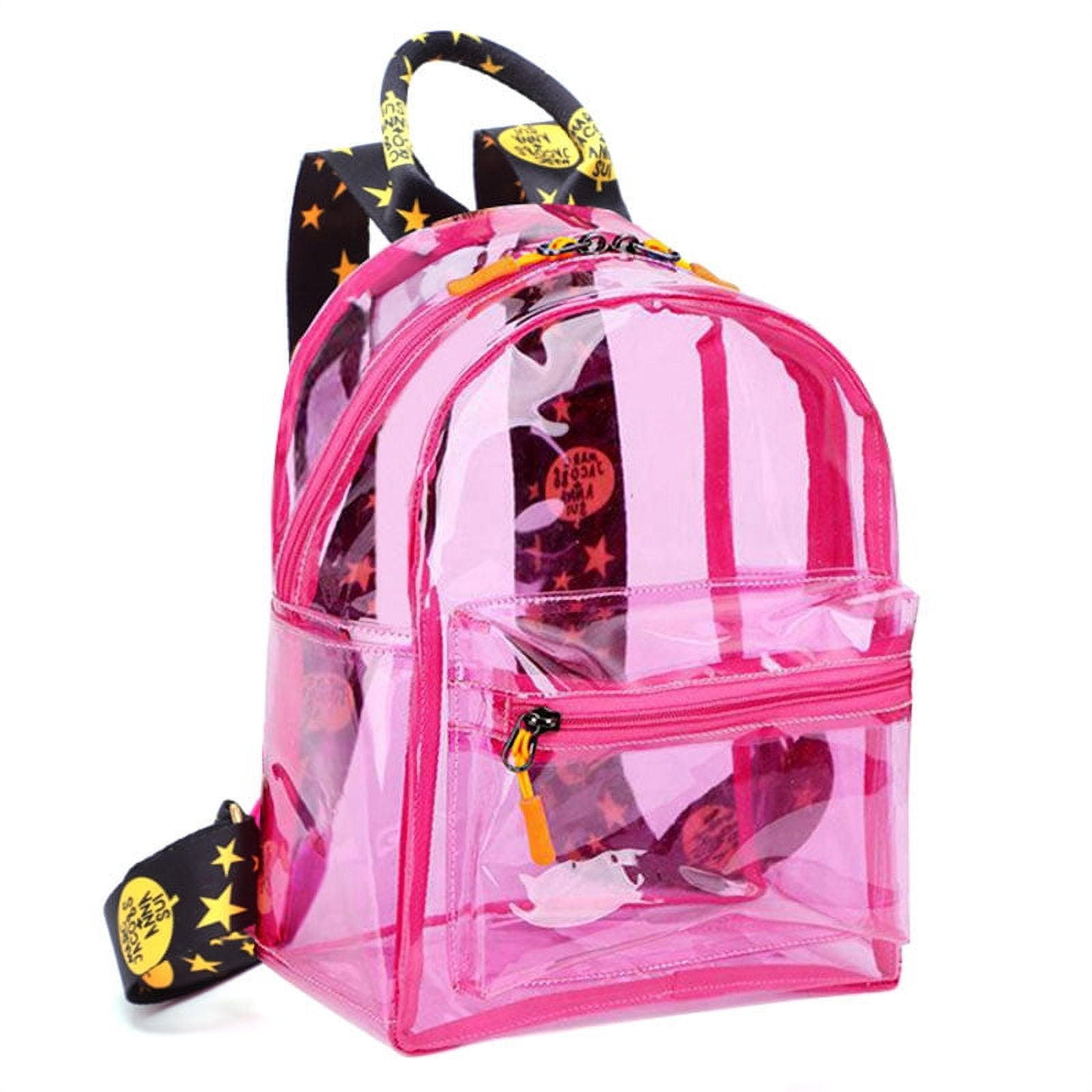 Mini Backpack Pink Clear Campus Backpack Tinyat Cute Clear Mini