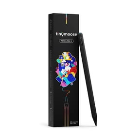 Tinymoose Pencil Pro 2 Stylus Pen for iPad, Bluetooth Gesture Control, Palm Rejection, Black