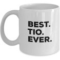 thumbnail image 1 of Tio Mug - Best Tio Ever Coffee Cup - Tio Gifts - Funny Gag Gift - For A Novelty Present Idea - Add To Gift Bag Basket Box Set - Birthday Christmas Present (11oz, Tio), 1 of 1