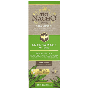 Tio Nacho Aloe Vera Deep Repair Shampoo with Royal Jelly, Anti-Hair Loss, Adults All Hair Types, 14 oz