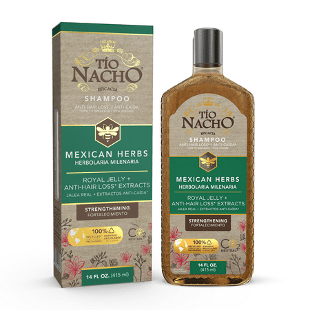 Tio Nacho Eficacia Mexican Herb Daily Repair Shampoo, Strengthens Hair, Hydrates, All Hair Types, 14 fl oz