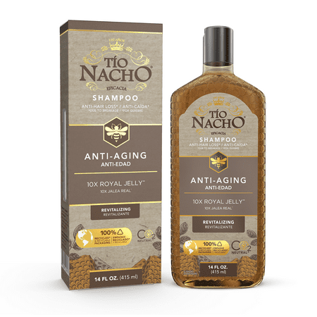 Tio Nacho Younger Looking Revitalizing Antiaging, Anti Hair Loss Shampoo, 14 fl oz (1 Pack)