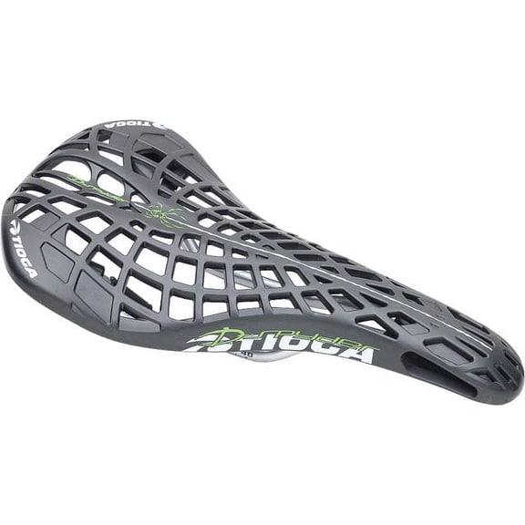 Tioga D-Spyder BMX Seat - Chromoly, Black