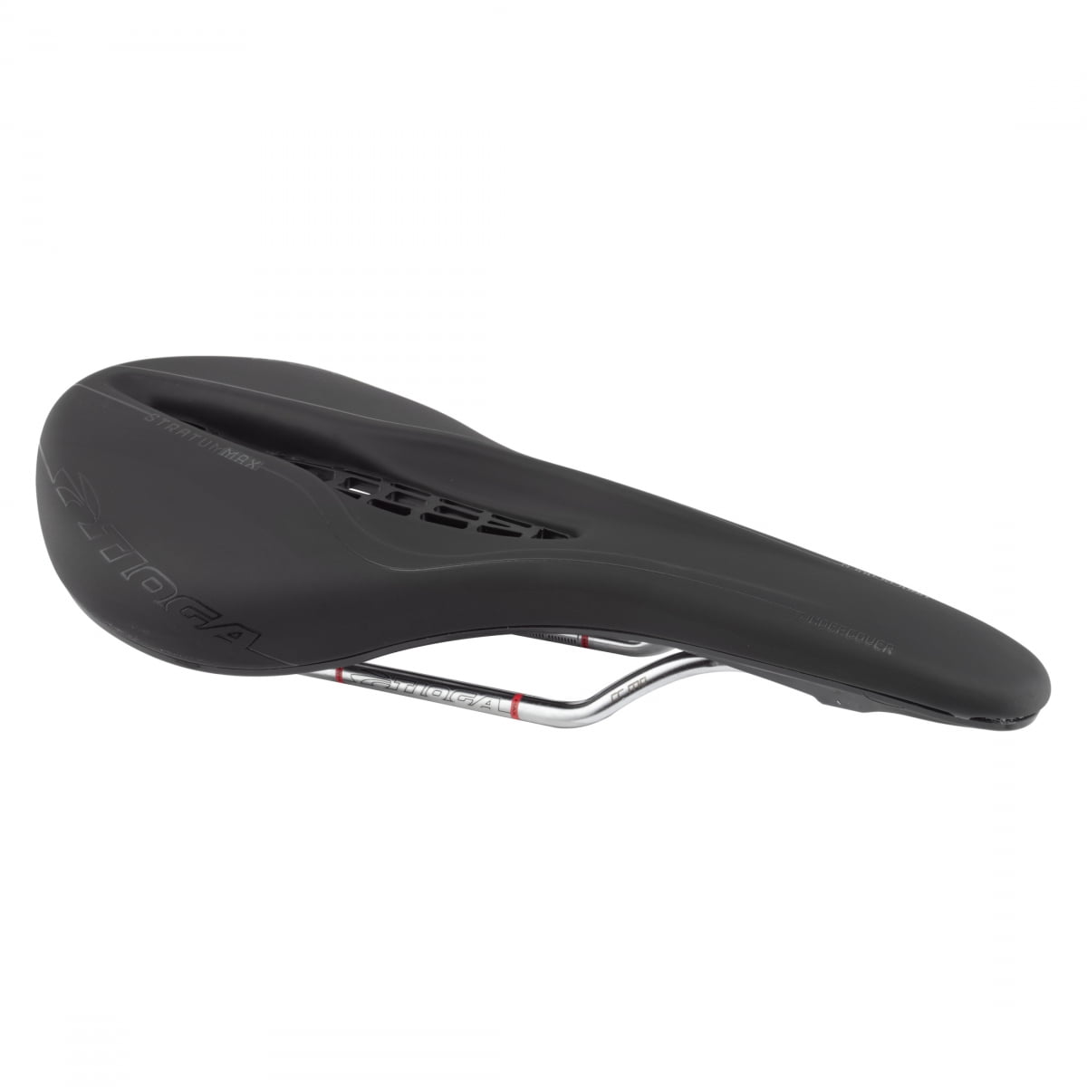 Tioga Undercover Stratum Max Saddle, CrMo Rail, Black - Walmart.com