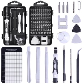 Rirool 123-in-1 Precision Screwdriver Set for iPhone, Laptop, Computer, PS4, Xbox, Nintendo, Tablet, Mac, Watch, Eyeglass Repair with Magnetic Pad and Extension Shaft