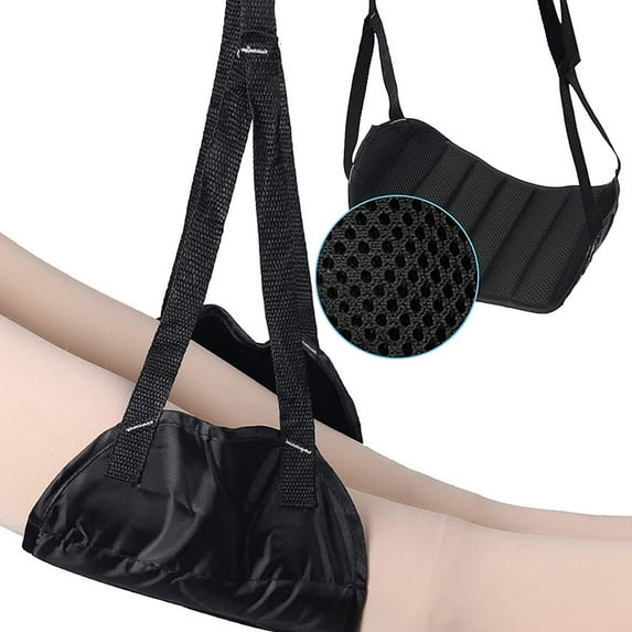 TiokMc Foam Comfortable Non-Collision Base Ergonomic Footrest, Black