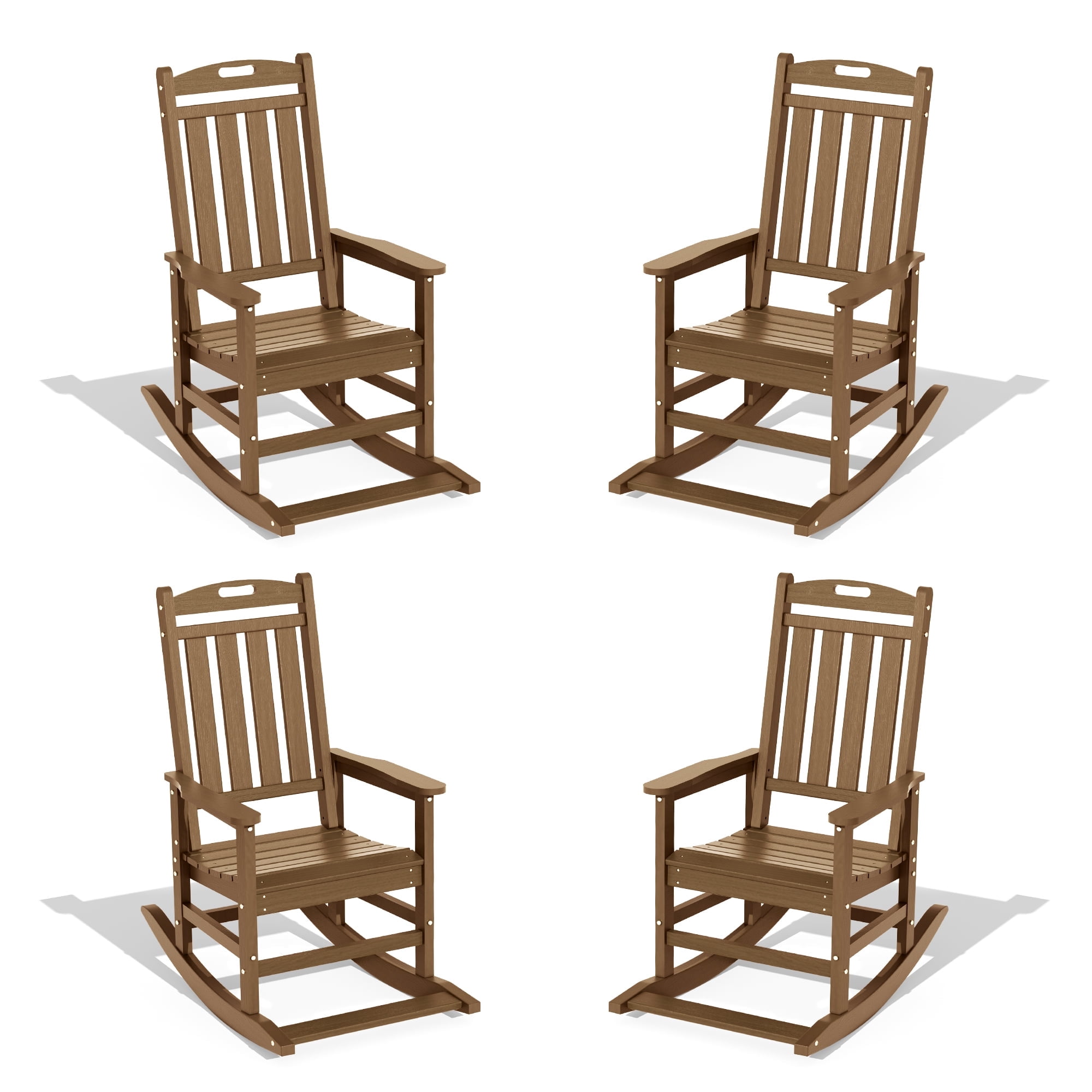 Garden Rocker Machine Tioline Outdoor HDPE Weather Resistant for Porch, Garden Lawn Rocker ...