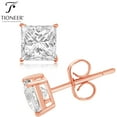thumbnail image 2 of 925 Silver Filled Cubic Zirconia Drop Earrings For Women - Blue Infinity Style 2 of 5