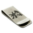 thumbnail image 1 of Tioneer Stainless Steel Engraved Money Clip Credit Card Holder, 1 of 2