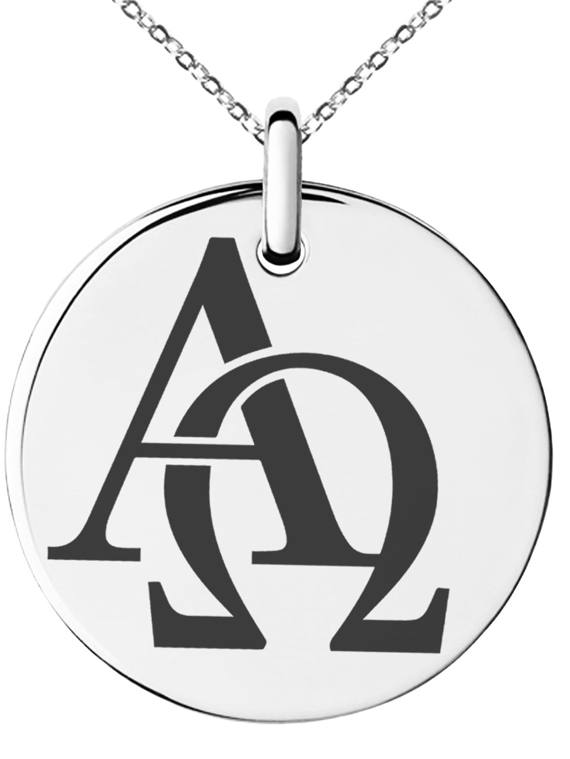 Omega symbol necklace outlet