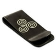 thumbnail image 1 of Tioneer Stainless Steel Celtic Triskele Triskelion Triple Spiral Engraved Money Clip Holder, 1 of 1