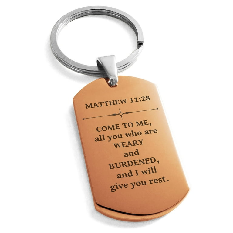 Rest for the Weary {Keychain} Rest for the Weary {Keychain}