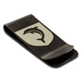 thumbnail image 1 of Tioneer Stainless Steel Dolphin Diligence Coat of Arms Shield Engraved Money Clip Credit Card Holder, 1 of 1