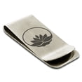 thumbnail image 1 of Tioneer Stainless Steel Lotus Zen Engraved Money Clip Holder, 1 of 1