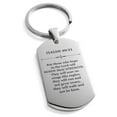 thumbnail image 1 of Tioneer Tioneer Stainless Steel Renewal Isaiah 40:31 Dog Tag Keychain Keyring, 1 of 1