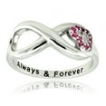 thumbnail image 1 of Tioneer Sterling Silver Always & Forever Classic Iconic Infinity Symbol & Heart Promise Ring, 1 of 2