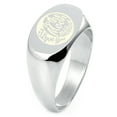thumbnail image 1 of Tioneer Sterling Silver Retro I Love You to the Moon and Back Engraved Oval Flat Top Polished Ring, 1 of 1