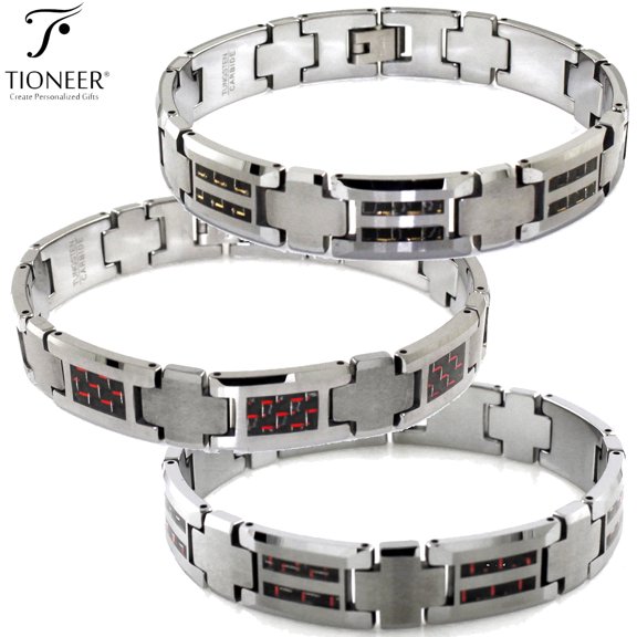Tioneer Tioneer Stainless Steel Biker Chain ID Bracelet