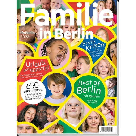 Tip Berlin Media Group Gmbh Familie in Berlin 2026: 650 Berlin-Tipps mit Kindern (Paperback)
