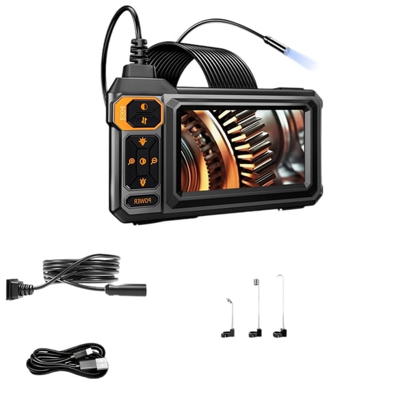 Tip Endoscope Screen Adjustable LED Light For Automotive Engine Pipe Inspection