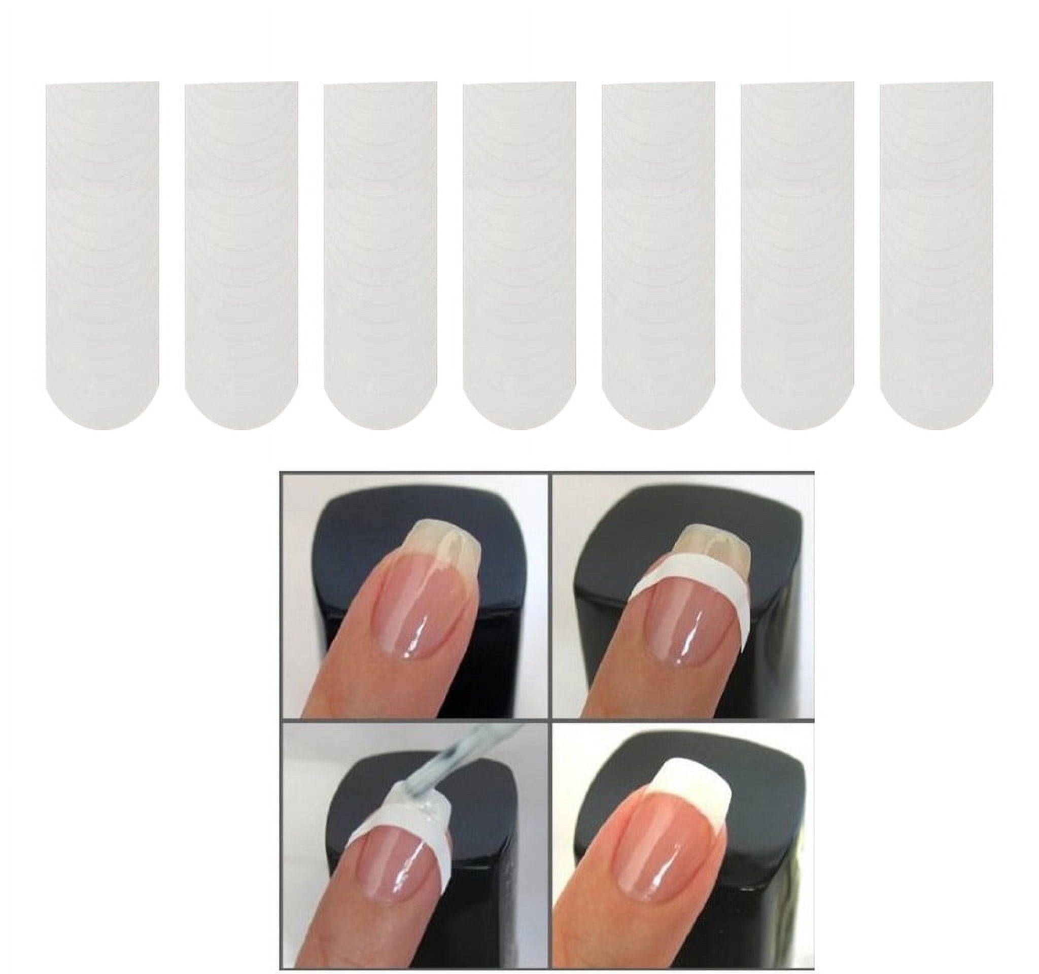 Tip French Moon Striping Tape Decoration Line Sticker 10 Pack Nail Wrap