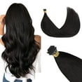 thumbnail image 1 of Tip Hair Extensions Real Human Hair, 16inch 50g 100S, Cold Fusion I Tip Hair Extensions, Invisible Remy Hair Extensions, 1 of 8