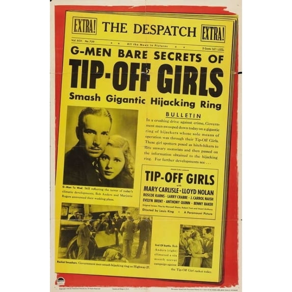 Tip-Off Girls Movie Poster (11 x 17)