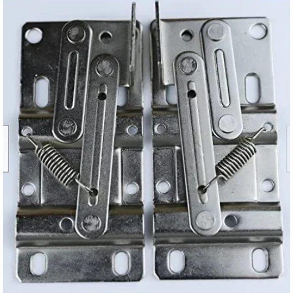 Tip Out Tray Hinges , Standard Sink Hinges For Sink-Front Drawer, Steel (2 Pack)