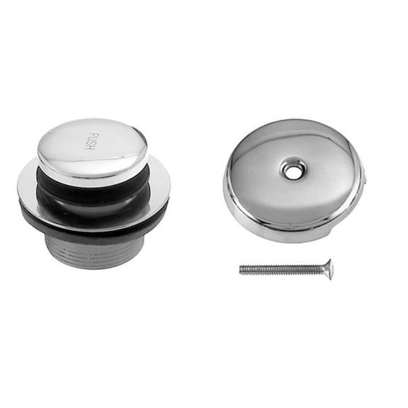 Tip Toe Trim Set with Coarse Thread Strainer - Powder Coat Flat Black