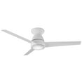 thumbnail image 1 of Tip Top 44" Matte White Integrated LED Smart Flush Mount Ceiling Fan with Remote Control, 1 of 4