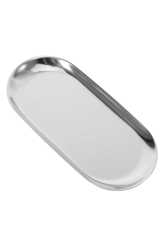 Tip Tray Jewelry Tray Stainless Steel Tip Plate Restaurant Change Tray Jewelry Plate Change Money Tray Travel