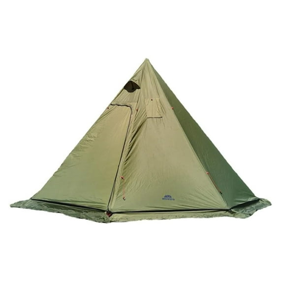 Tipi Hot Tent with Fire Retardant Stove Jack for Flue Pipes, 2~3 Person, Lightweight, Teepee Tents for Family Team Outdoor Backpacking Camping Hiking