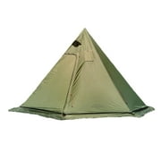 Tipi Hot Tent with Fire Retardant Stove Jack for Flue Pipes, 2~3 Person, Lightweight, Teepee Tents for Family Team Outdoor Backpacking Camping Hiking