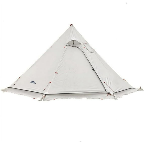 Tipi Hot Tent with Fire Retardant Stove Jack for Flue Pipes, 2~3 Person, Lightweight, Teepee Tents for Family Team Outdoor Backpacking Camping Hiking