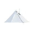 thumbnail image 1 of Tipi Hot Tent with Fire Retardant Stove Jack for Flue Pipes, 2~3 Person, Lightweight, Teepee Tents for Family Team Outdoor Backpacking Camping Hiking, 1 of 6