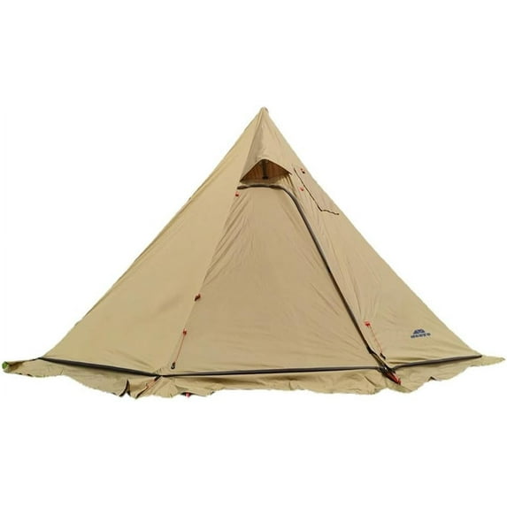 Tipi Hot Tent with Fire Retardant Stove Jack for Flue Pipes, 2~3 Person, Lightweight, Teepee Tents for Family Team Outdoor Backpacking Camping Hiking