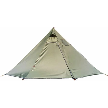 Tipi Hot Tent with Fire Retardant Stove  for Flue Pipes, 3~4 Person, Lightweight, Teepee Tents for Family Team Outdoor Backpacking Camping Hiking