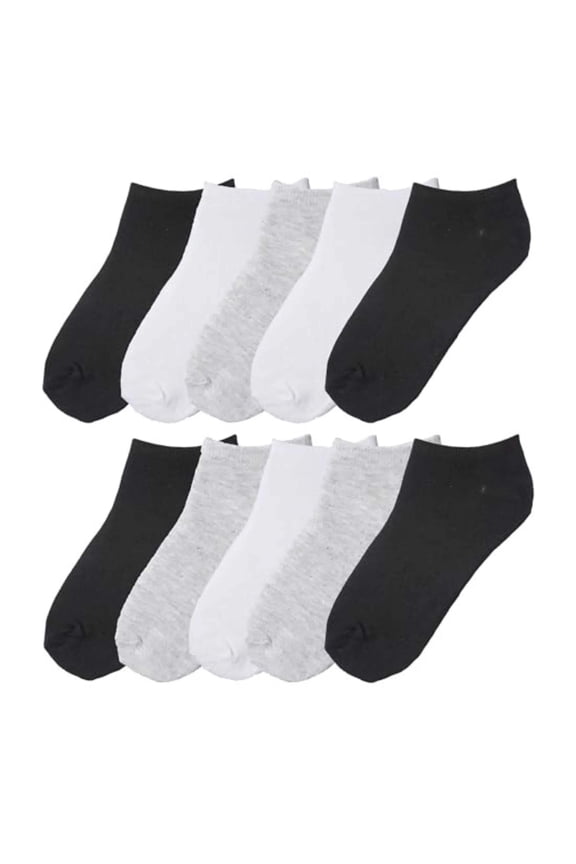 Kids’ 10-Pack Low Cut Socks – Premium Comfort Multipack