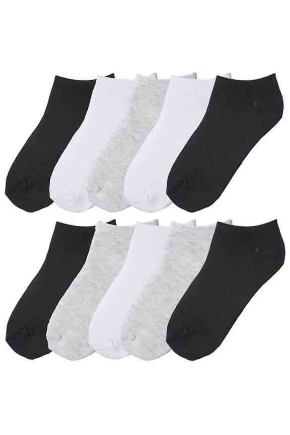 Kids’ 10-Pack Low Cut Socks – Premium Comfort Multipack