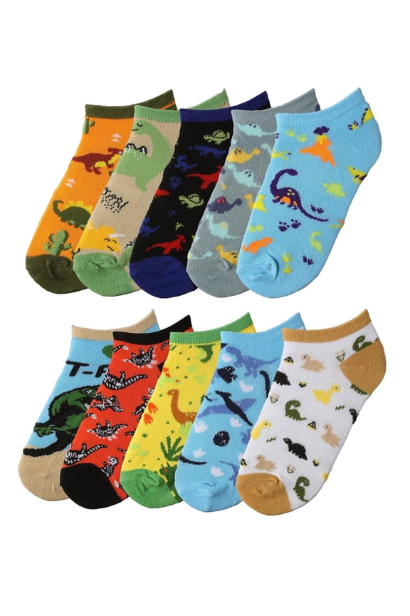 Kids’ 10-Pack Low Cut Socks – Premium Comfort Multipack