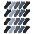 thumbnail image 1 of Tipi Toe Boys No Show Socks 20 Pack Lightweight Novelty Colorful Patterned, 1 of 1
